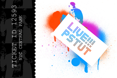 Design a Modern Flyer/Ticket Tutorial: Final Result (Click to enlarge)