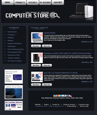 Computer Shop Layout