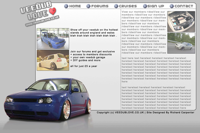 Car Club Layout Tutorial: Final Result (Click to enlarge)