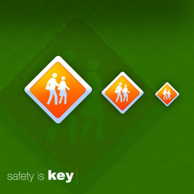 Designing a Safety Icon Tutorial: Final Result