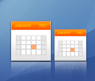 Creating a Calendar Icon Tutorial: Final Result