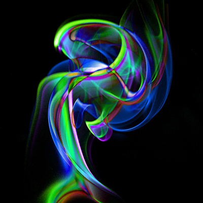 Colorful Smoke Art Tutorial: Final Result