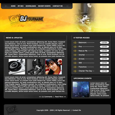 DJ Layout #2 Tutorial: Final Result (Click to enlarge)