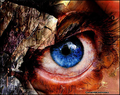 Dark Eye - Blend Modes and Gradients Tutorial: Final Result