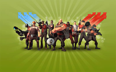 Team Fortress 2 Wallpaper Tutorial: Final Result (Click to enlarge)