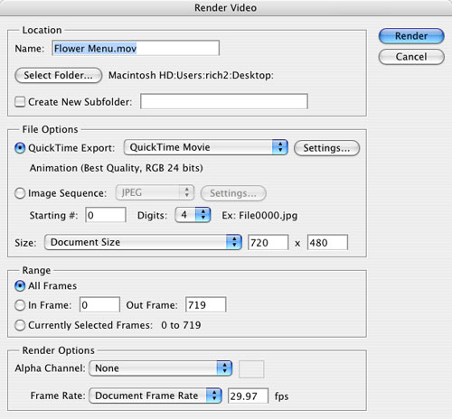 Creating a DVD Menu in Photoshop CS3 Extended image 8