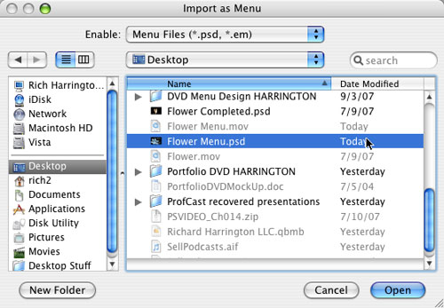Creating a DVD Menu in Photoshop CS3 Extended image 10
