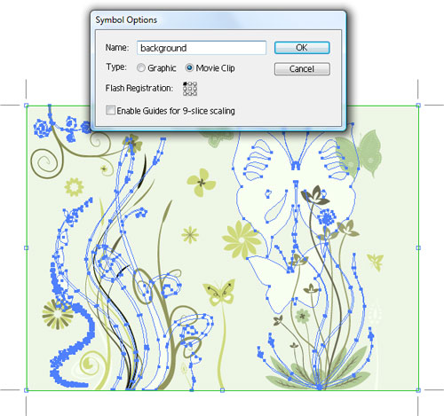 Moving Illustrator Art in Flash CS3 image 2