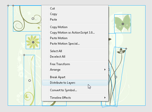 Moving Illustrator Art in Flash CS3 image 8