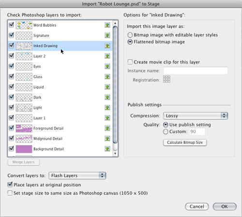 Handlin' Photoshop and Illustrator Content in Flash image 2