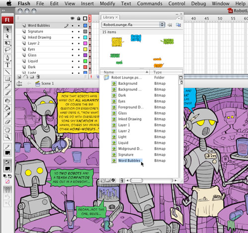 Handlin' Photoshop and Illustrator Content in Flash image 3