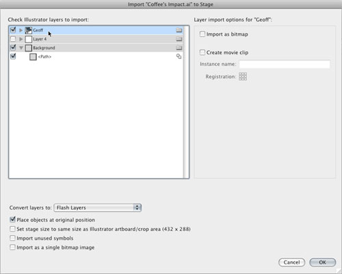 Handlin' Photoshop and Illustrator Content in Flash image 4