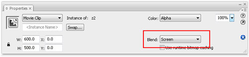 Animated Zoom Blur in Flash CS3 image 13