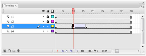 Animated Zoom Blur in Flash CS3 image 9