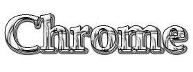 A Nice Chrome Text Effect Tutorial: Final Result