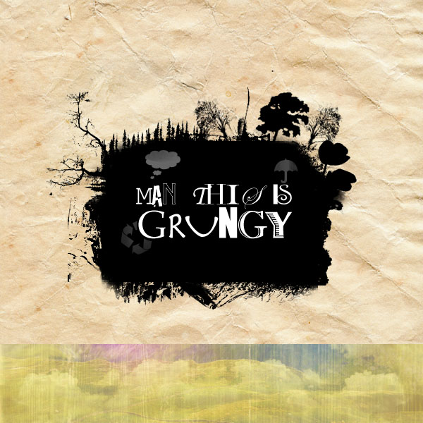 Design a Grungy Floating Island image 24