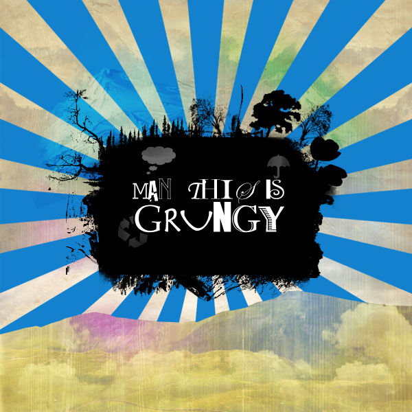 Design a Grungy Floating Island image 26