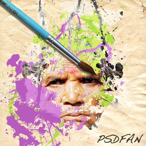 Create an Awesome Paint Explosion Image Tutorial: Final Result