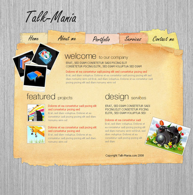 Old Paper Layout Tutorial: Final Result