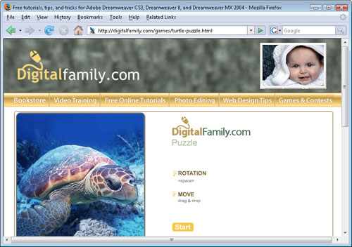 Adding Flash Files to a Webpage in Dreamweaver image 13