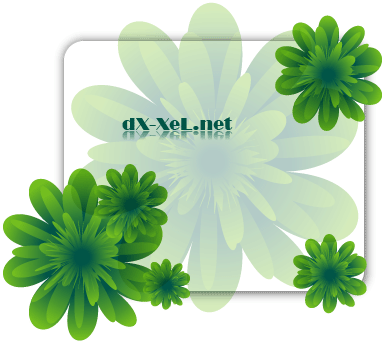 Cool Vector Flower Tutorial: Final Result