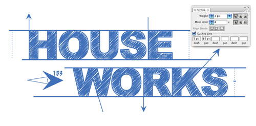 Blueprint-Style Text image 8