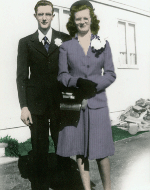 Color Touched Black and White Photos Tutorial: Final Result