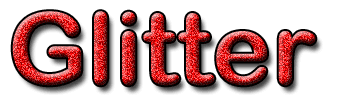 Animated Glitter Text Tutorial: Final Result