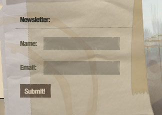 Design a Unique Grungy Website Layout image 22