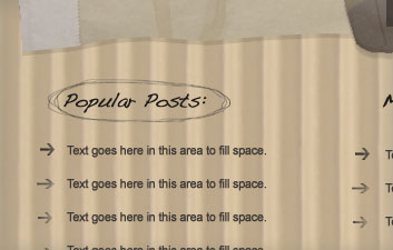 Design a Unique Grungy Website Layout image 25