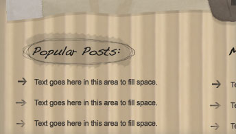 Design a Unique Grungy Website Layout image 26