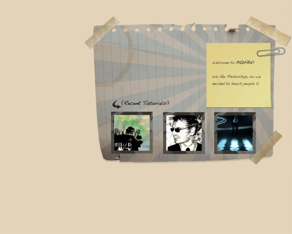 Design a Unique Grungy Website Layout image 11