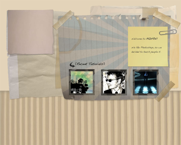 Design a Unique Grungy Website Layout image 14