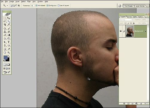 Making of 'Thinking Egg Broken' image 5