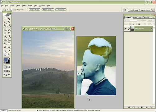 Making of 'Thinking Egg Broken' image 16