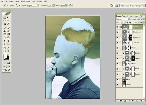 Making of 'Thinking Egg Broken' Tutorial: Final Result