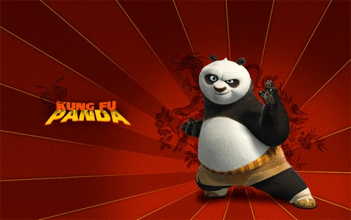 Kung Fu Panda Wallpaper Tutorial: Final Result (Click to enlarge)