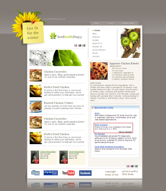 Creating a Website Template Tutorial: Final Result image 44
