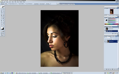 This tutorial will be conducted with Photoshop CS, that will touch on the 