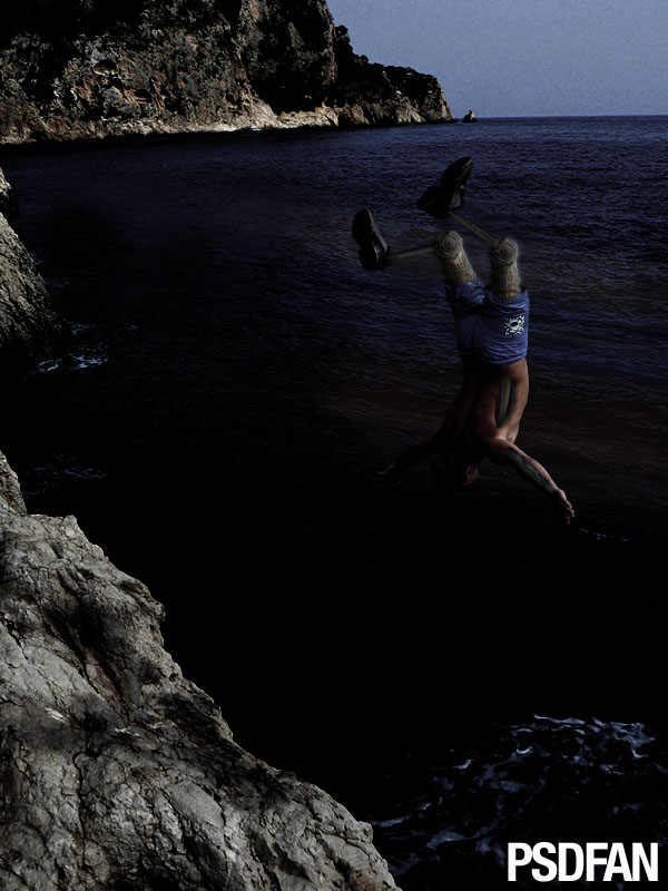 Create 'Bionic Diver' Using Photo Manipulation Tutorial: Final Result