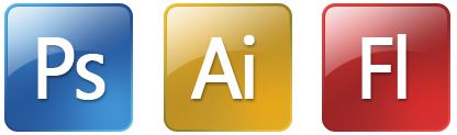 Modern Sleek Adobe Icons