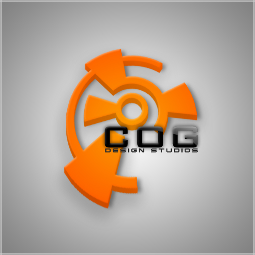 Cool Cog Shape Logo Tutorial: Final Result
