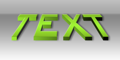 Awesome 3D Text Tutorial: Final Result