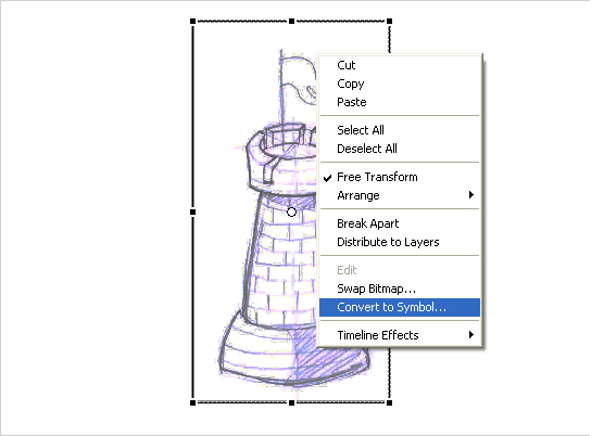Using Adobe Flash to Create Vector Illustration of a Castle image 1