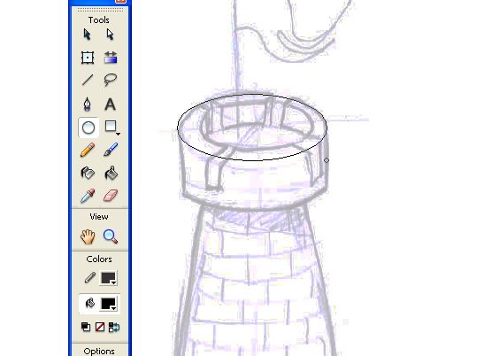 Using Adobe Flash to Create Vector Illustration of a Castle image 3