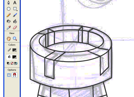 Using Adobe Flash to Create Vector Illustration of a Castle image 11