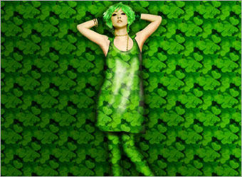 Simple Tricks to Create Camouflage Dress Tutorial: Final Result (Click to enlarge)