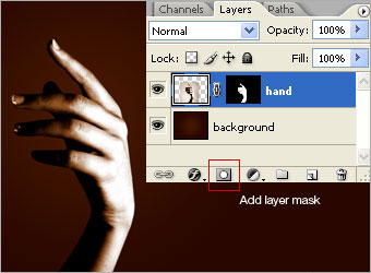 Making of Flaming Hand image 5