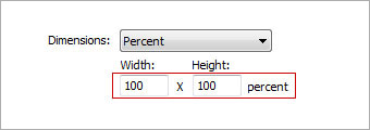 Making Flash Taking the Size of Browser image 3