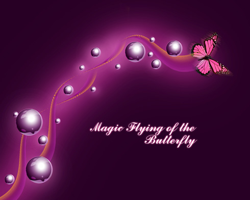Magic Flying of the Butterfly Tutorial: Final Result (Click to enlarge)